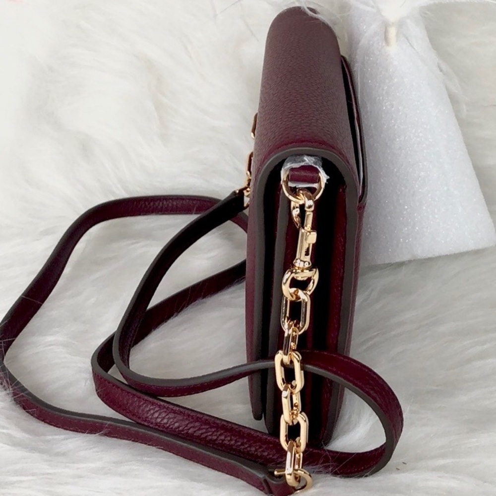 ❤️ NEW TORY BURCH ❤️ IMPERIAL GARNET CARTE… - Picture 3 of 8